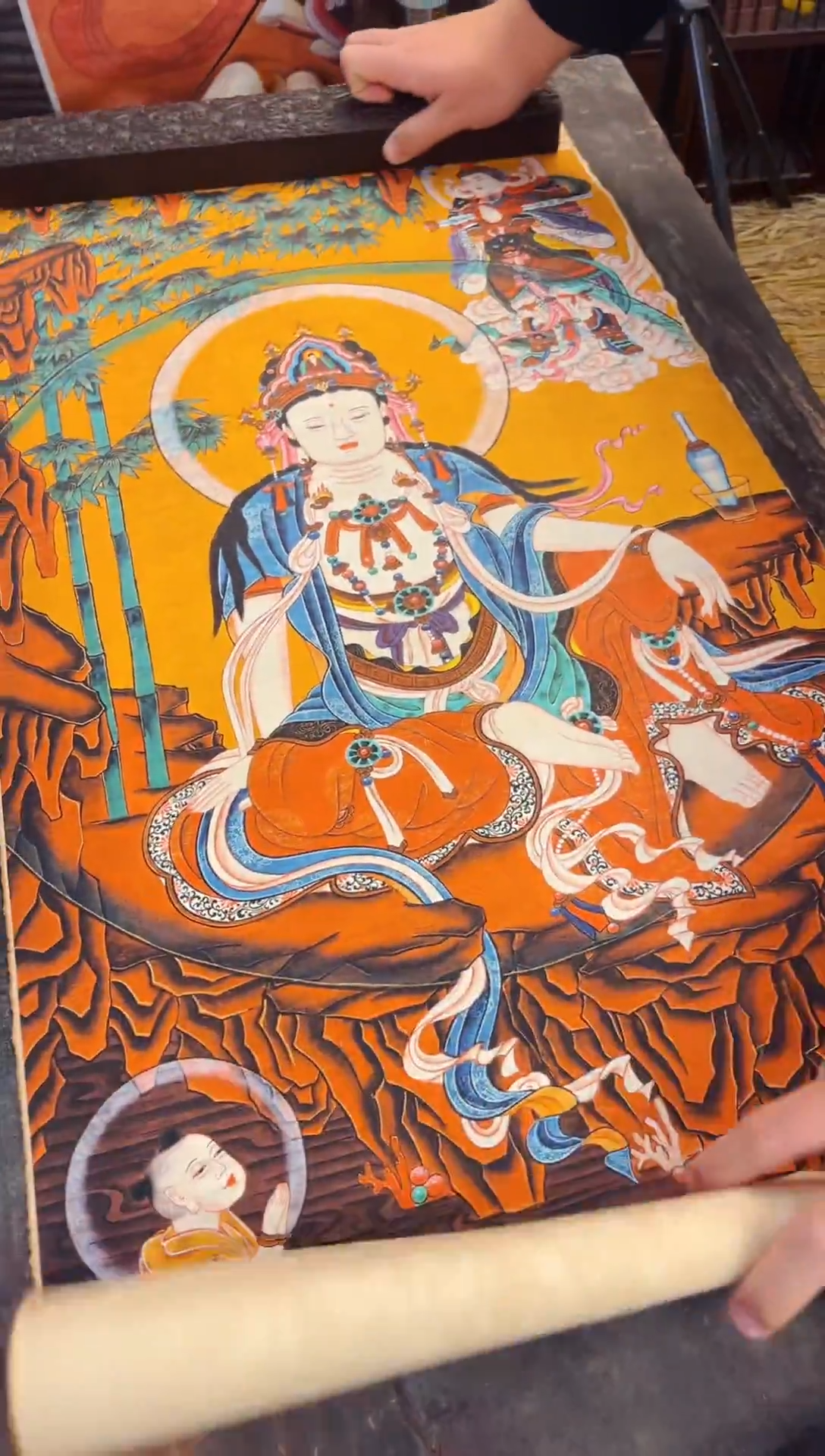 卷轴画大朱画院老六专属AA90