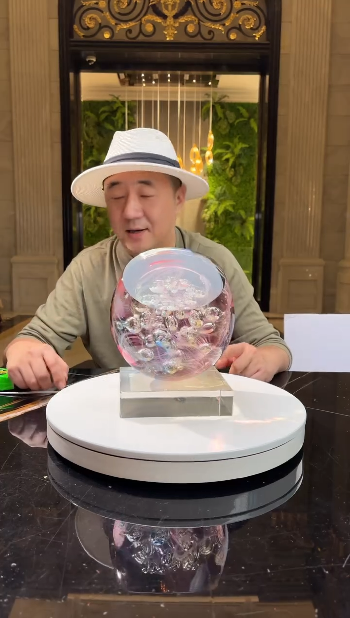 【闪购商品】摆件AJ05395繁花+14*16透底座