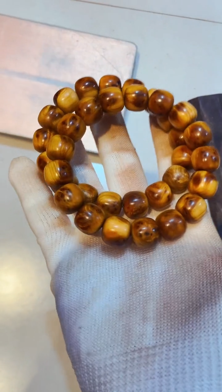 柏木（崖柏）溏瘤花老1213单条北太行崖柏手把件手串