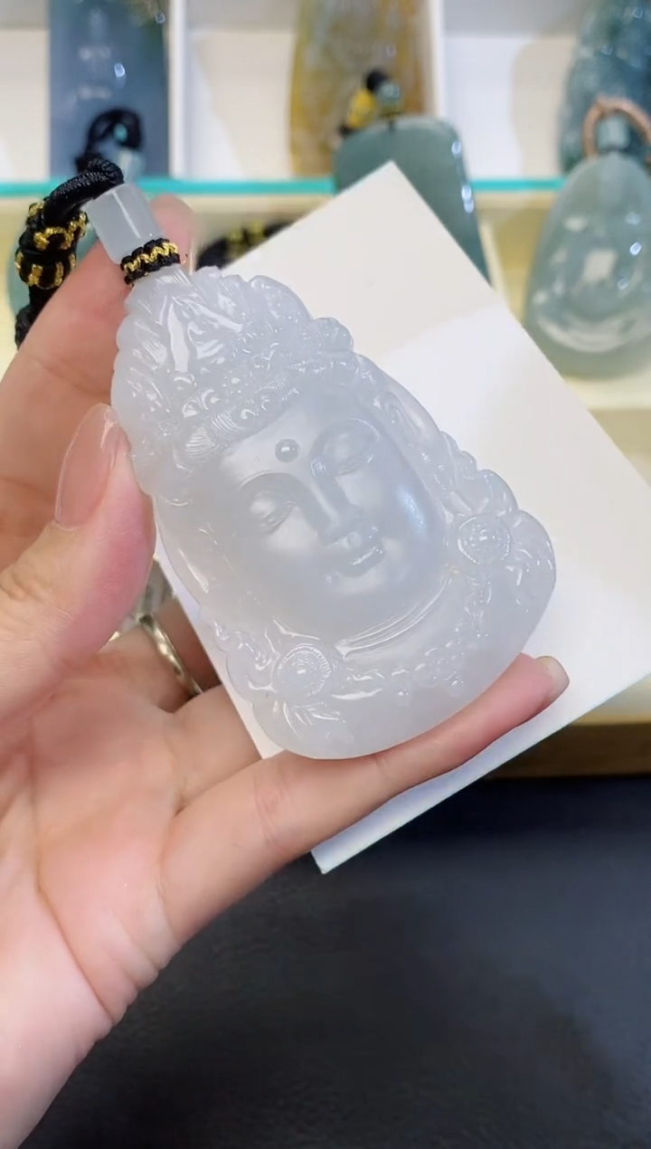 颈饰未镶嵌翡翠缅甸天然翡翠