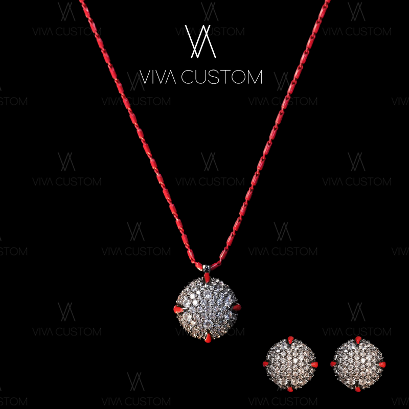 铜合金合成锆石耳饰 （精工系列）小众个性灵感碰撞套装