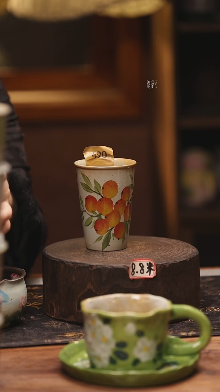 陶瓷景德镇高温釉下手绘陶瓷@490@