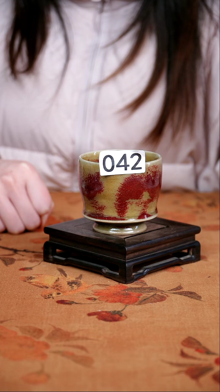 全品钧瓷茶器摆件