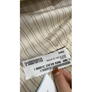 GUCC 高支高密纯棉条纹衬衫面料 幅宽160CM 意大利进口