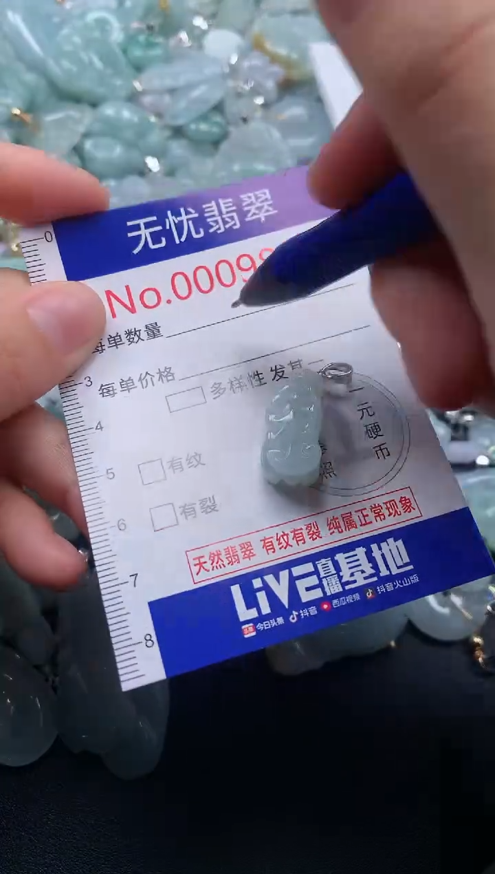 颈饰未镶嵌翡翠9857