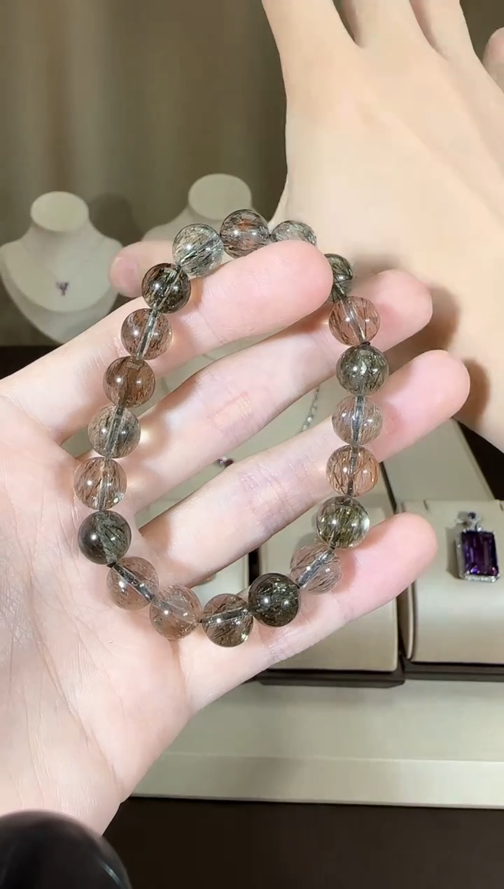 【闪购商品】发晶手串未镶嵌10mm精致