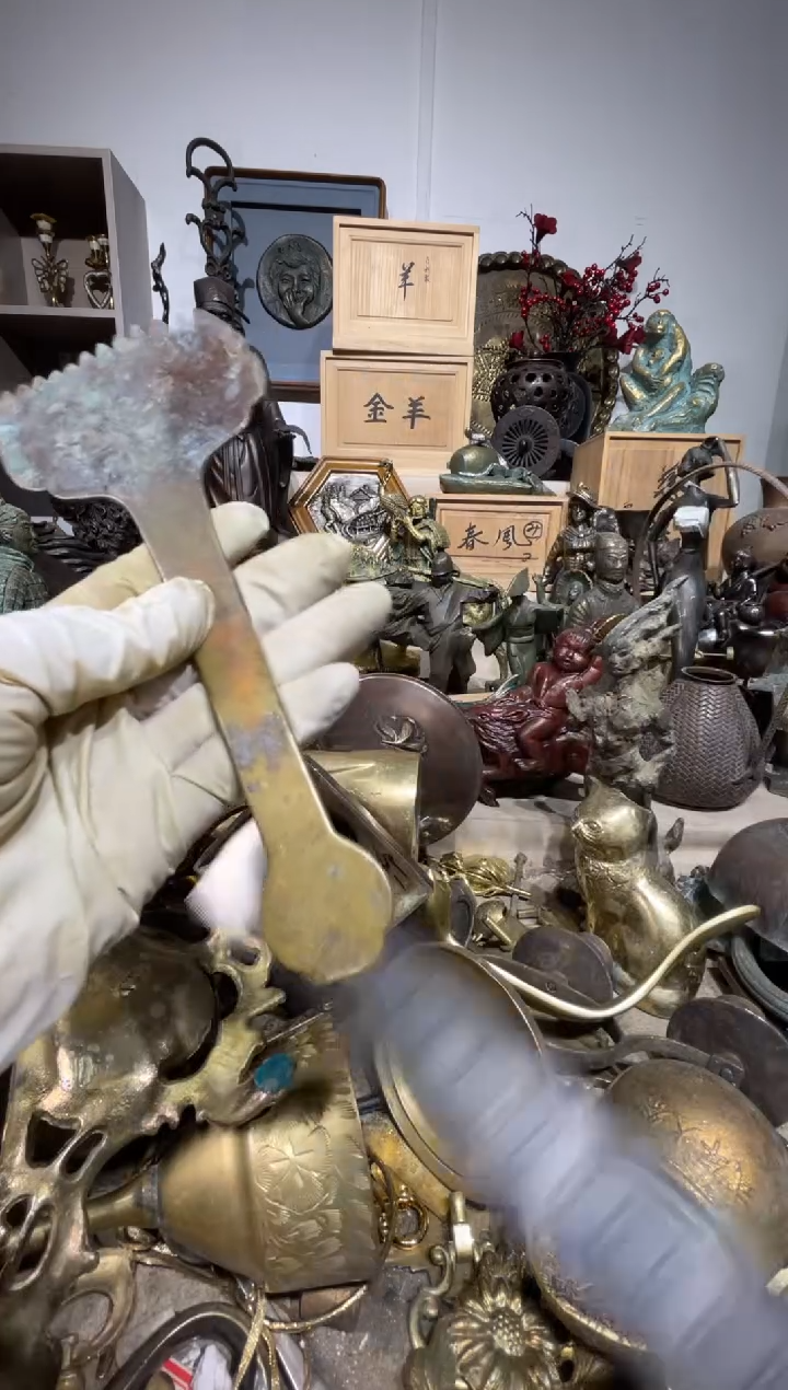 大阪回流商品铜器摆件95
