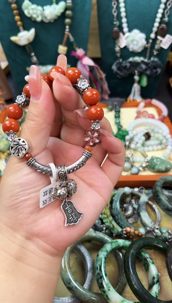 未镶嵌手链翡翠手串