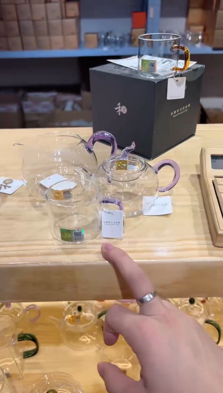 丰登壶-浅紫+淡然浅紫+清禾杯一只