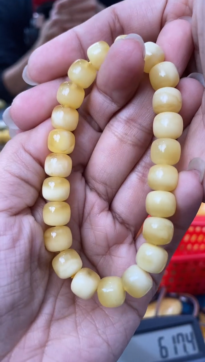 【闪购商品】琥珀裸石未镶嵌天然琥珀蜜蜡手串