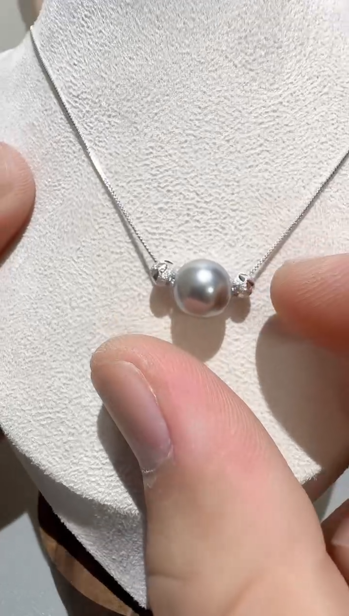 链子925银仿珍珠B26