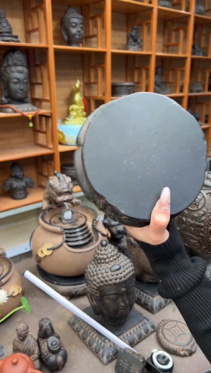 陶土【火山泥】金箍坛底座