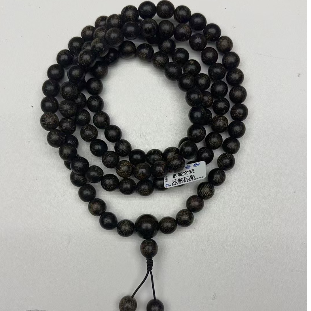 【老表文玩】B82白棋多圈10mm成品手串