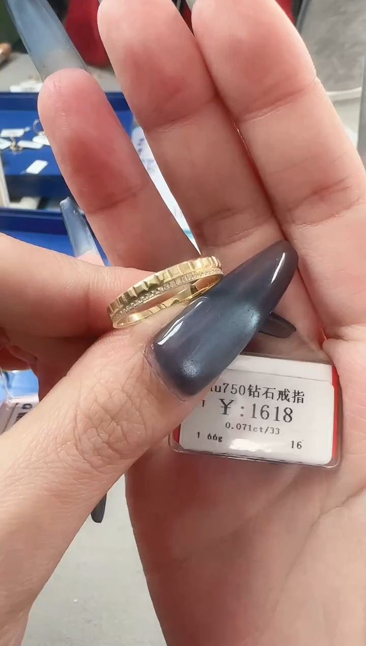【闪购商品】钻石戒指/指环18K金镶嵌B2400508900048