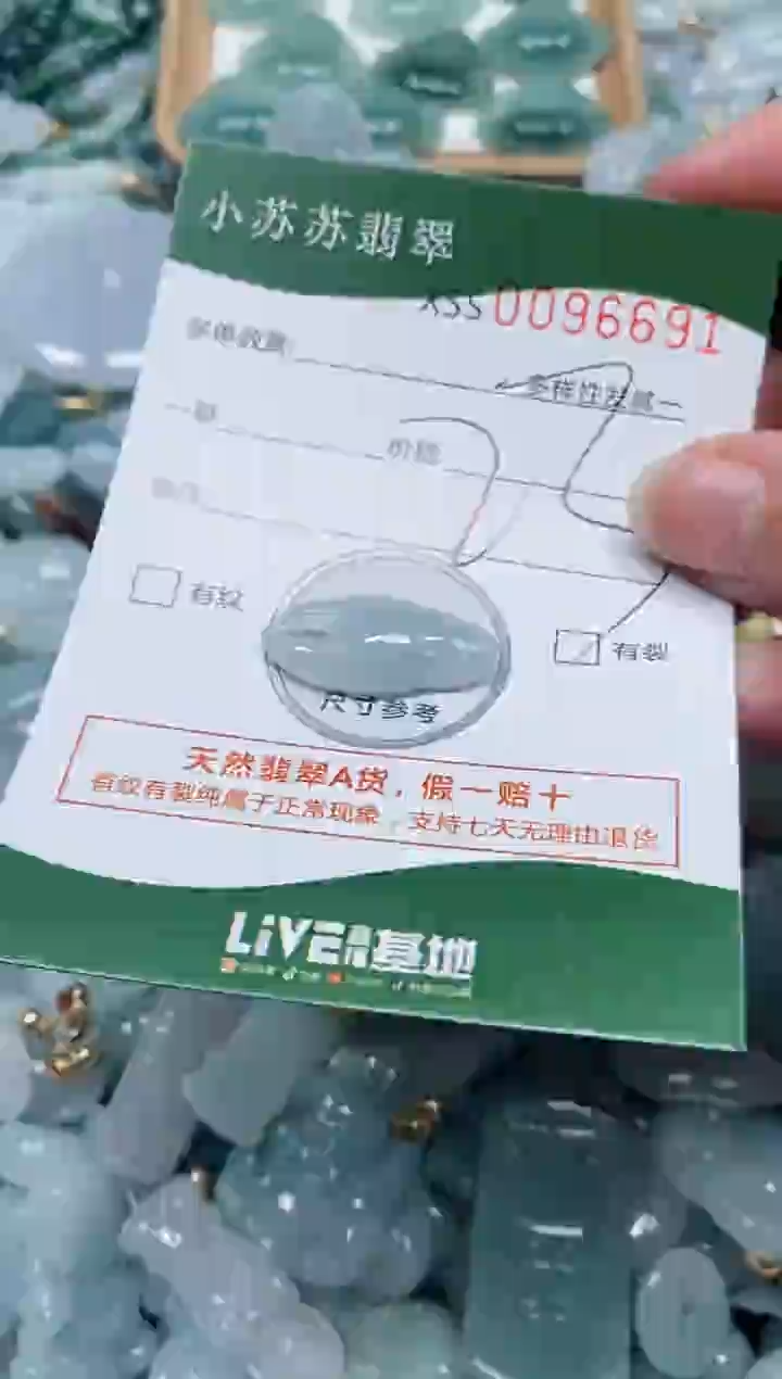 【闪购商品】翡翠颈饰未镶嵌闪购商品0096691