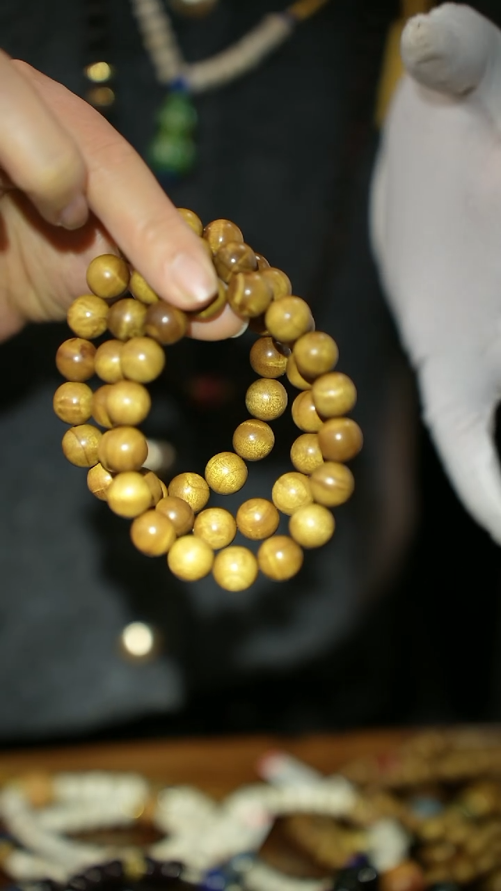 【闪购商品】金丝楠把件1.2 A1203C 枯木水波纹