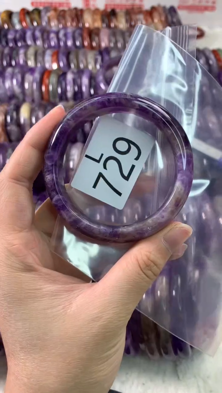 【闪购商品】水晶水晶手镯L未镶嵌729-55