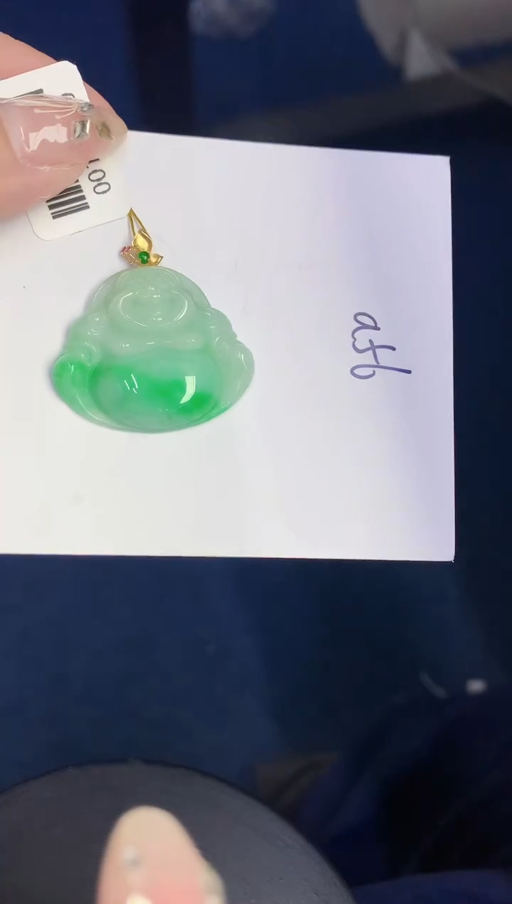 【闪购商品】翡翠颈饰18K金镶嵌00000000000