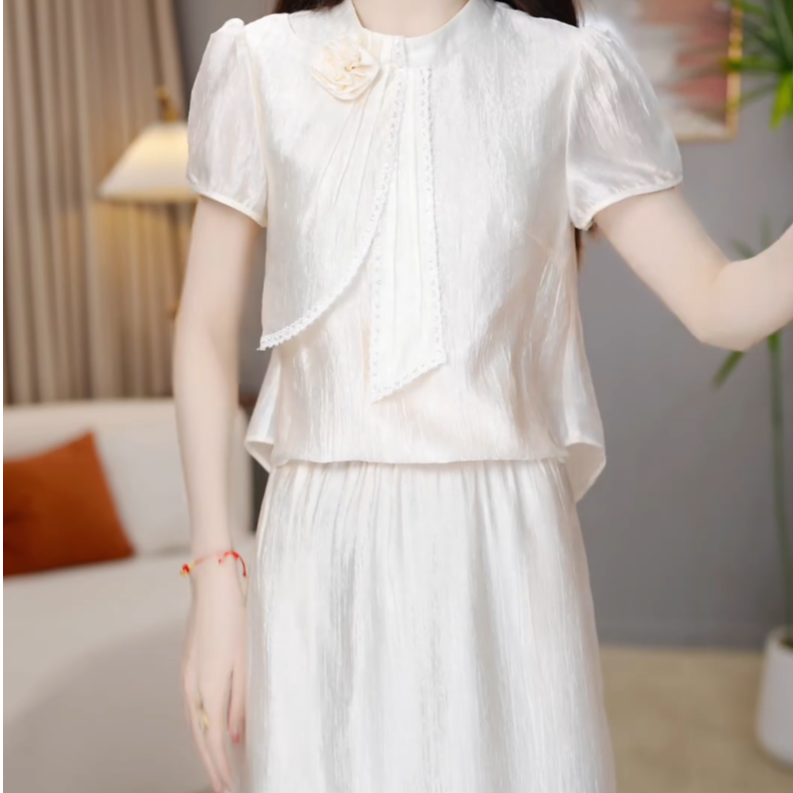 【套装定制】上衣套裙优雅气质时尚减龄休闲显瘦夏季收腰