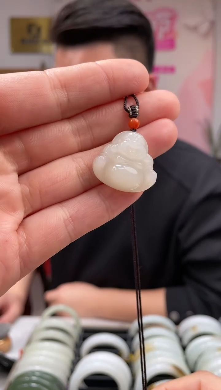 【闪购商品】和田玉颈饰未镶嵌佛公吊坠随机发一件