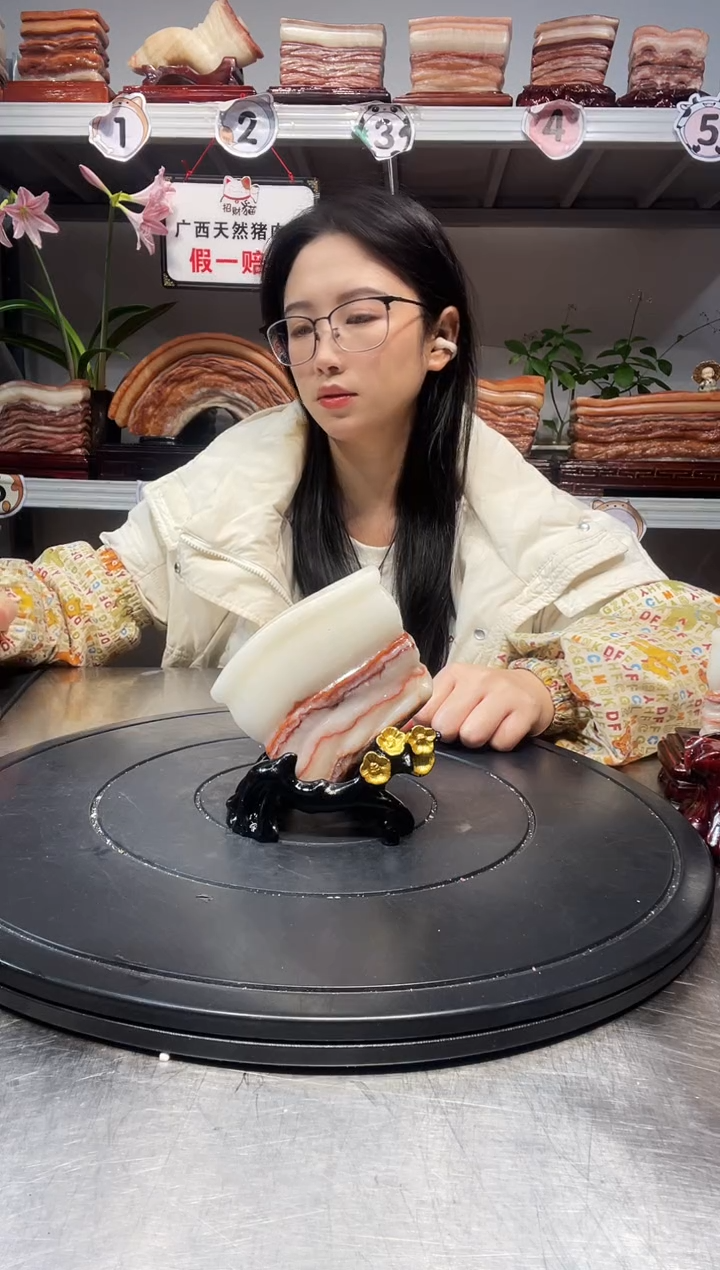 石材天然石材柳州猪肉石10*-8-2.3