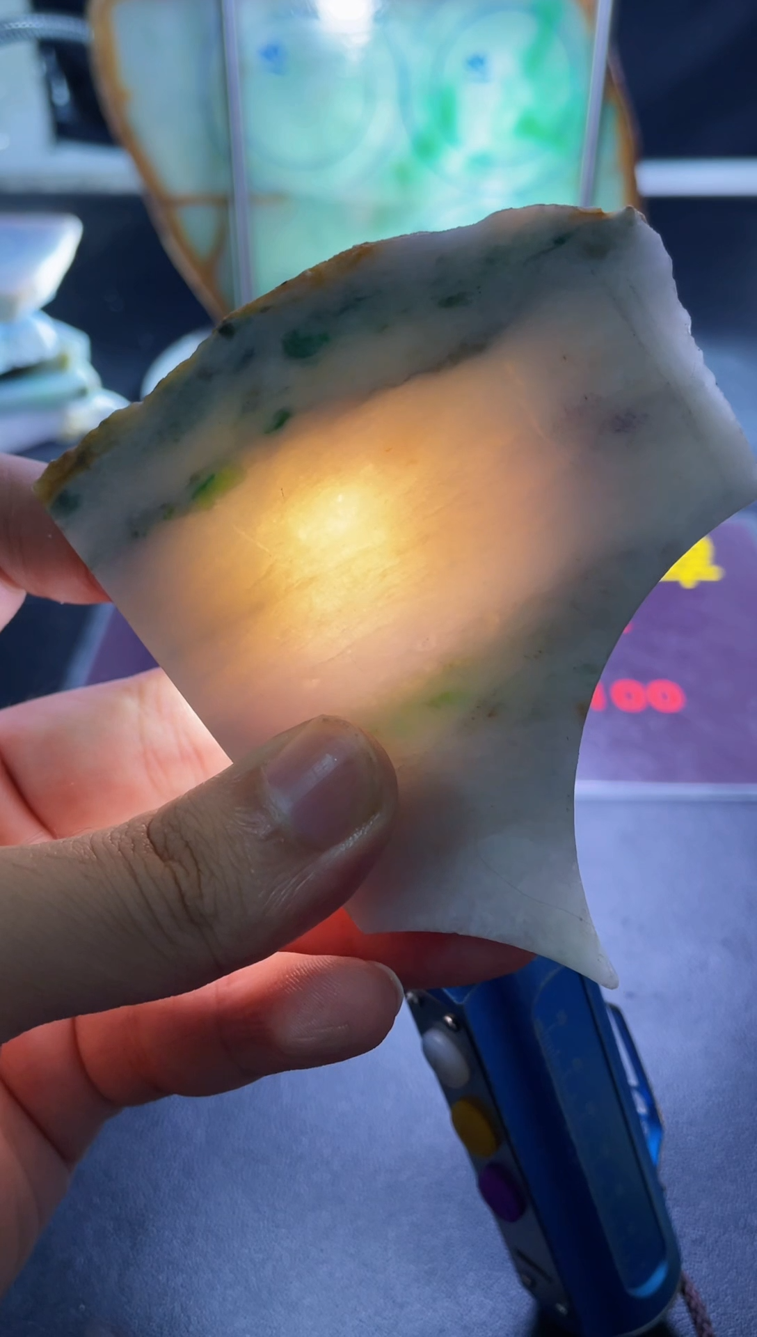 颈饰未镶嵌翡翠用****3翡翠