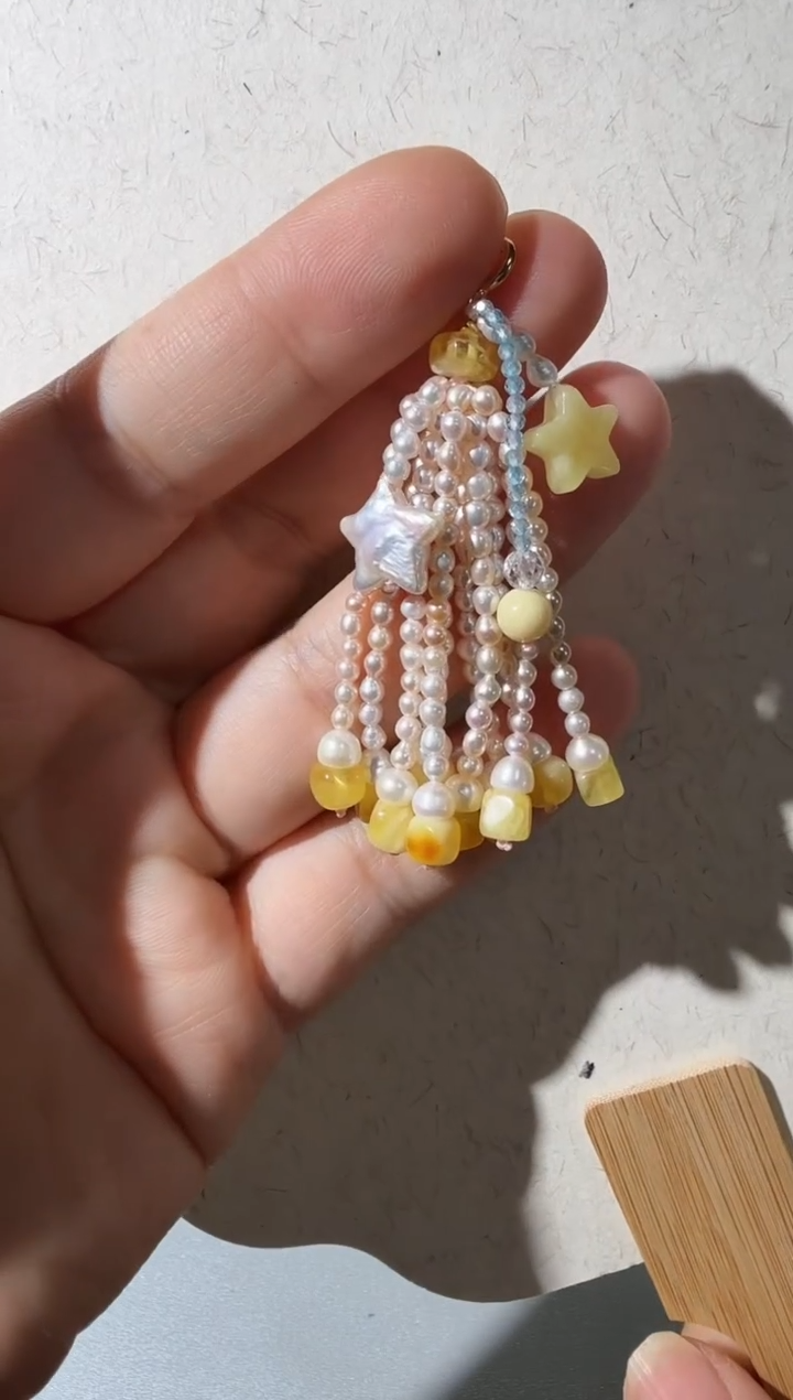 蜜蜡吊坠(不含链)未镶嵌蜜蜡星星吊坠提溜