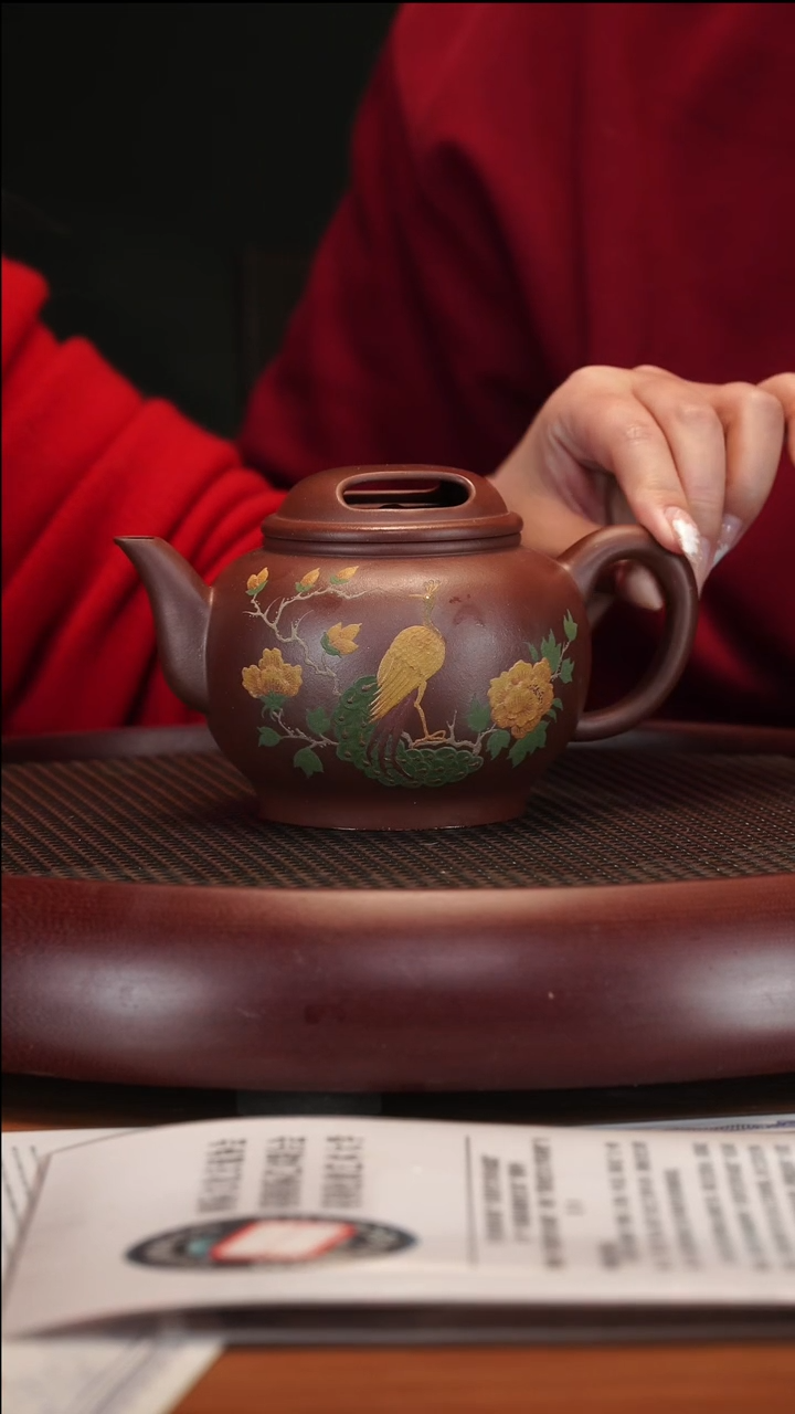 【闪购商品】紫砂茶壶1-71 ZKN春牛壶底槽清450cc