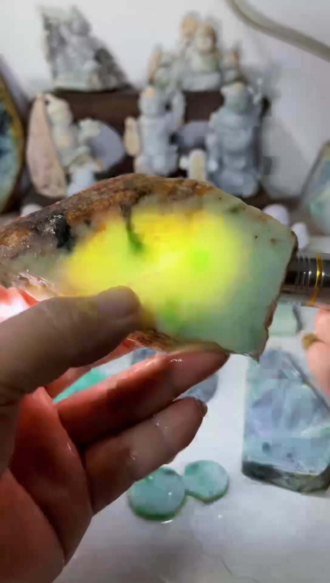 【闪购商品】翡翠吊坠(不含链)未镶嵌A1082