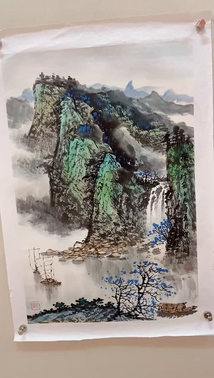 【闪购商品】国画贺润川老师国画作品38
