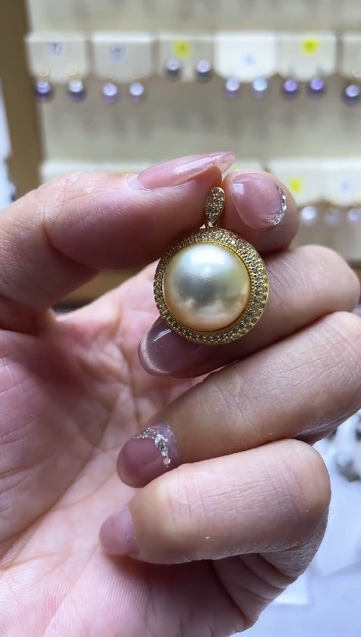 【闪购商品】海水珍珠颈饰银S925镶嵌2