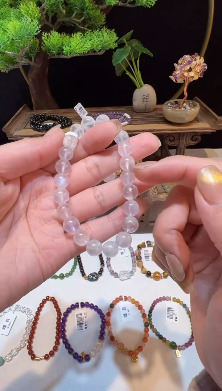 【闪购商品】长石手链未镶嵌手饰@@