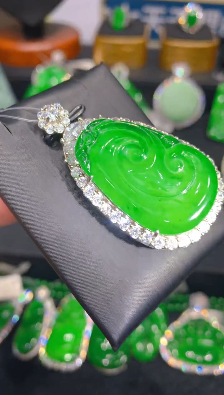 【闪购商品】翡翠戒指银S925镶嵌33一季