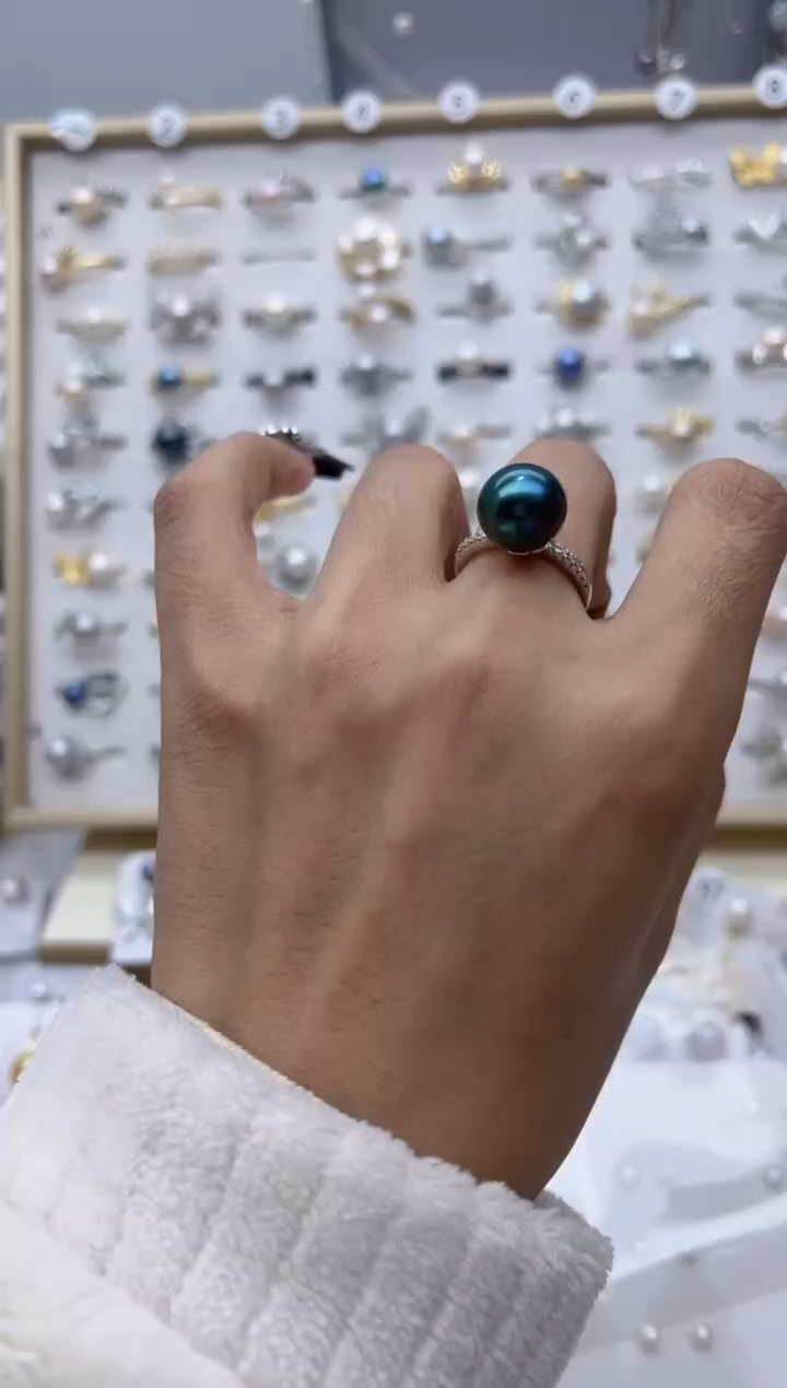 【闪购商品】淡水珍珠戒指合金83