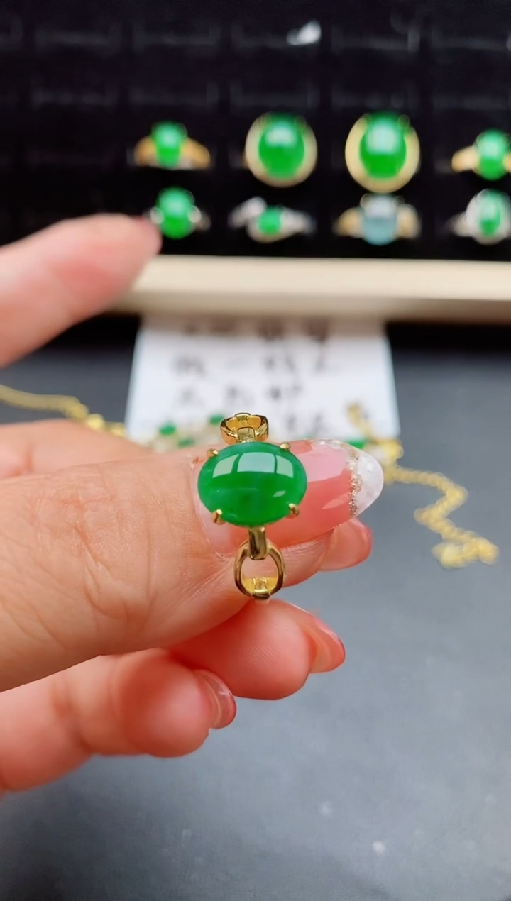 【闪购商品】翡翠戒指银S925镶嵌5085580