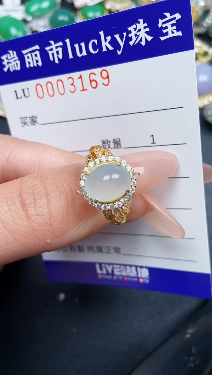 【闪购商品】翡翠颈饰银S925镶嵌3169