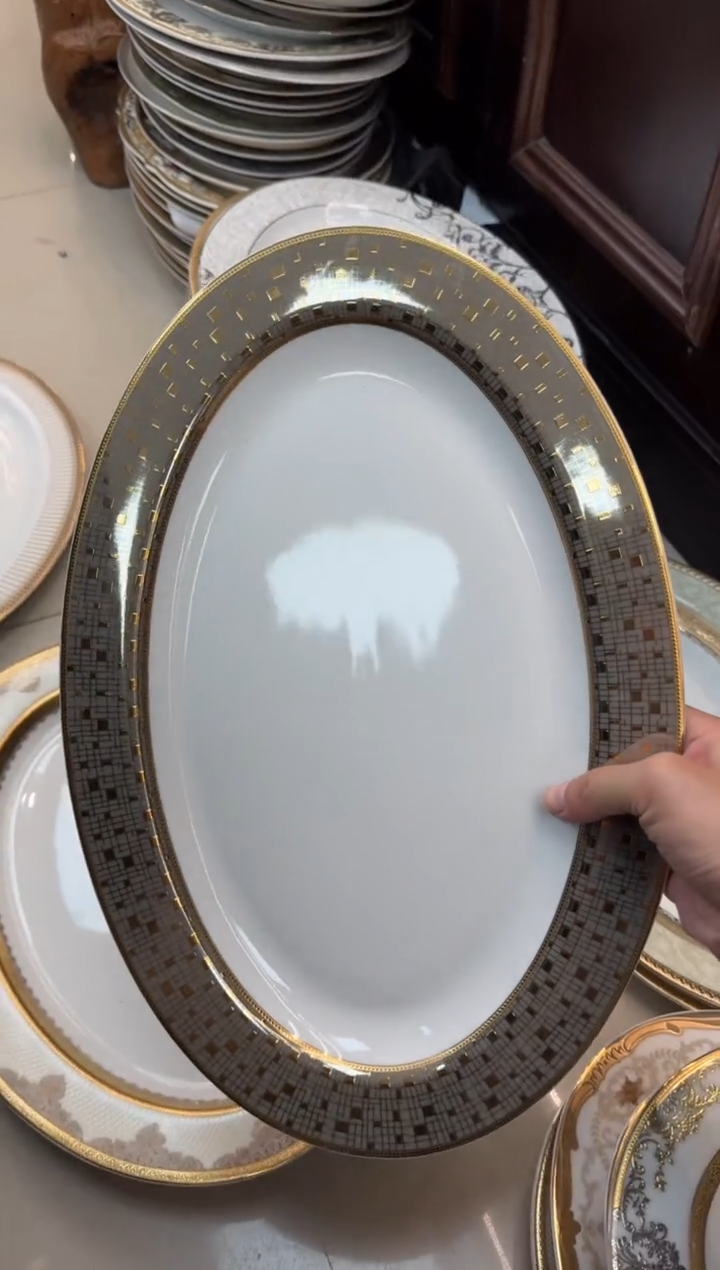 【闪购商品】瓷片14英寸鱼盘福利款微瑕