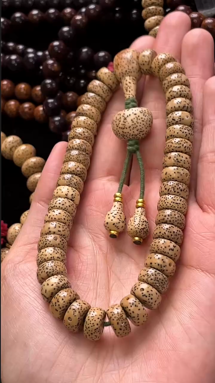 手串星月菩提精工级陈籽药片11*6手持