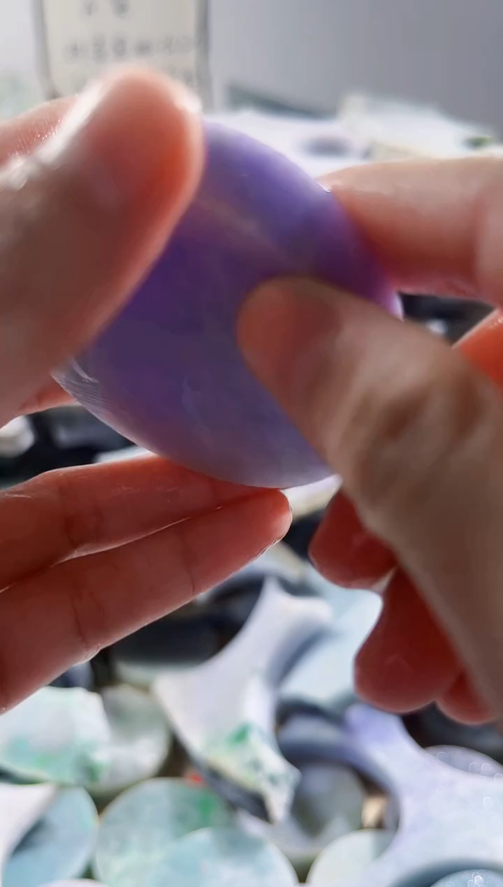 翡翠裸石缅甸翡翠A货柠4717