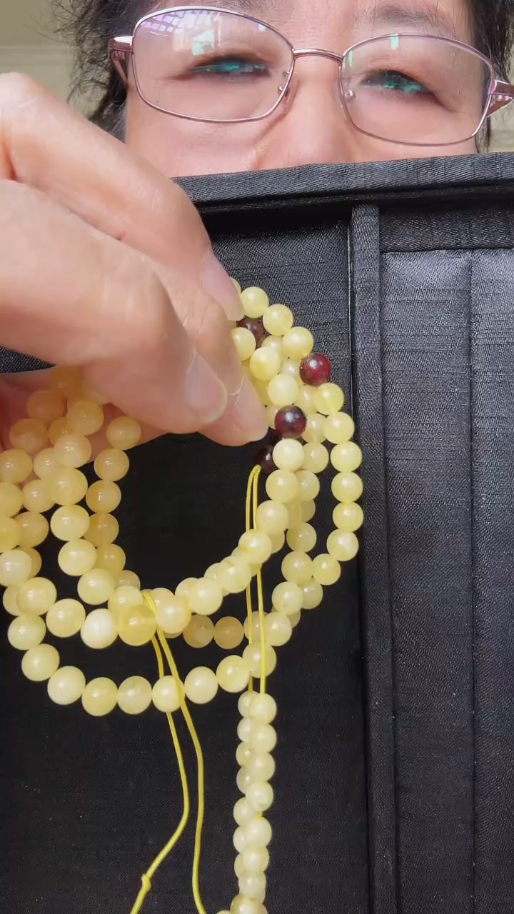 手串琥珀未镶嵌怡*1