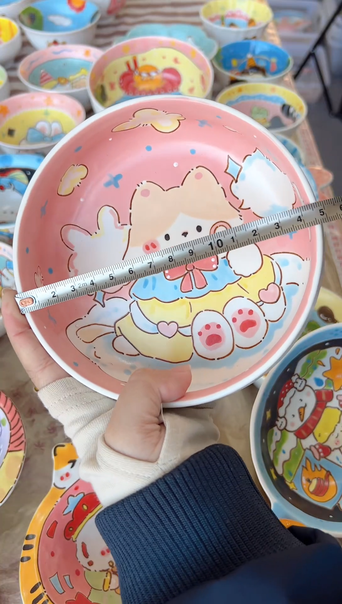 摆件陶景德镇陶瓷手绘