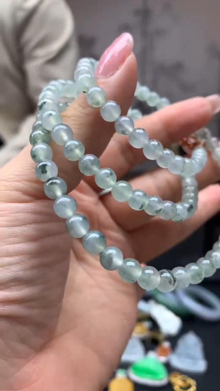 【闪购商品】翡翠手串未镶嵌14-天然翡翠