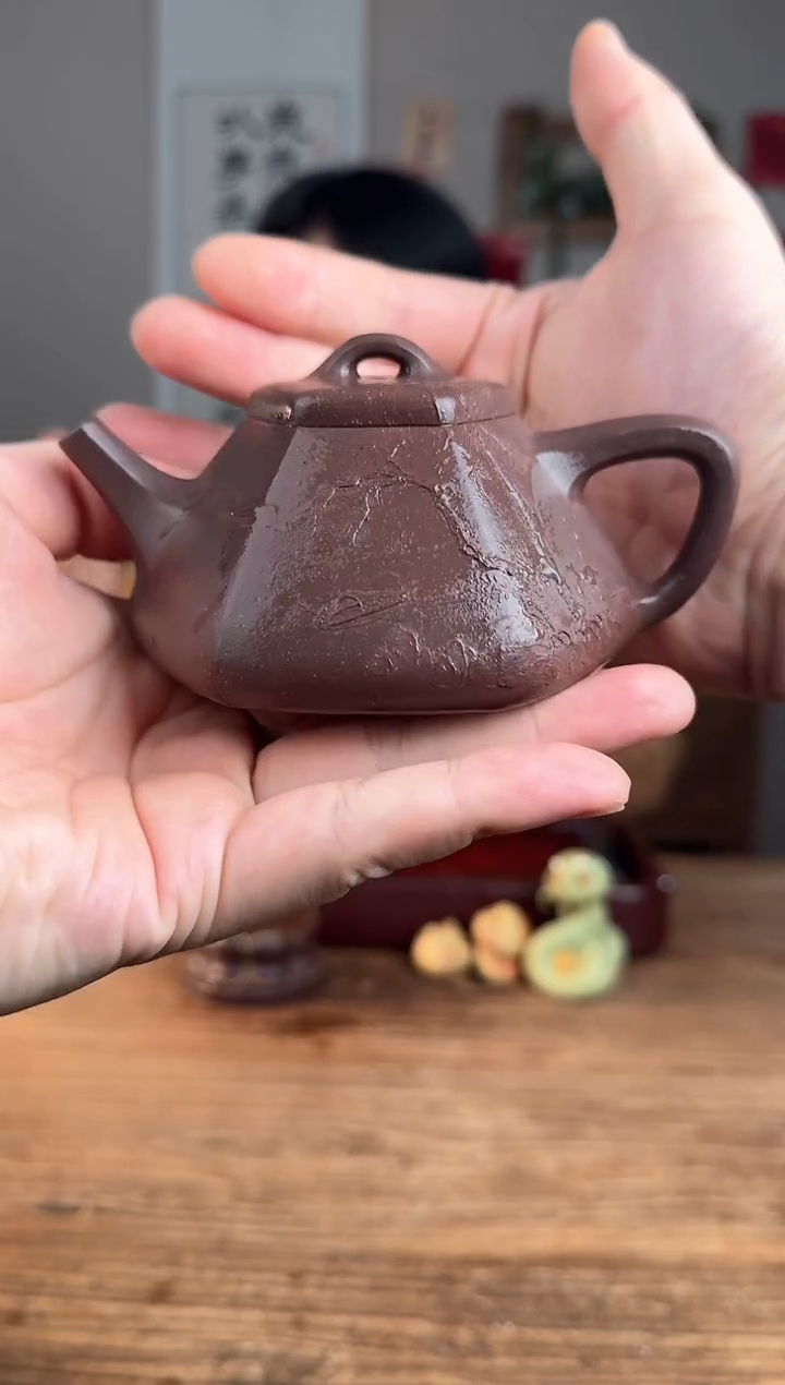 【闪购商品】紫砂茶壶六方子冶 底槽清