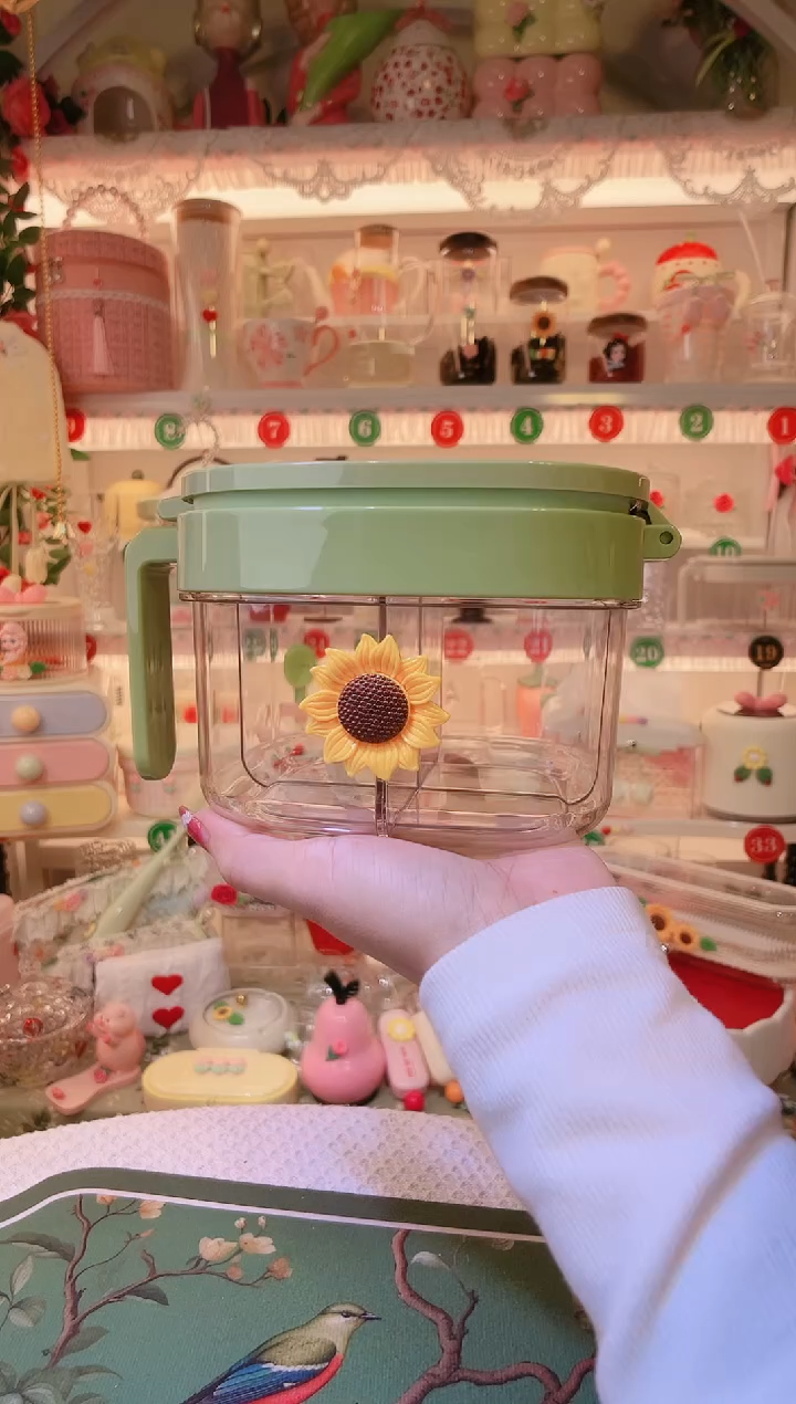 组合调料罐绿色——手工制作品质好！