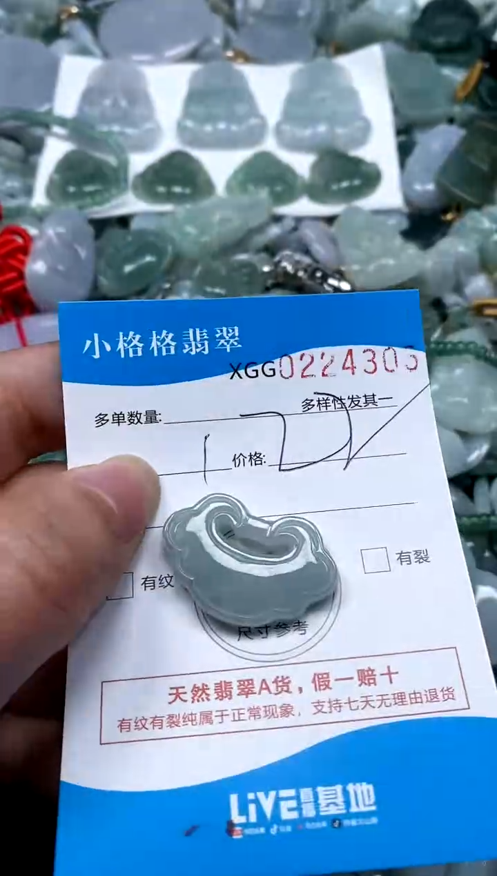 【闪购商品】翡翠颈饰未镶嵌闪购商品0224305