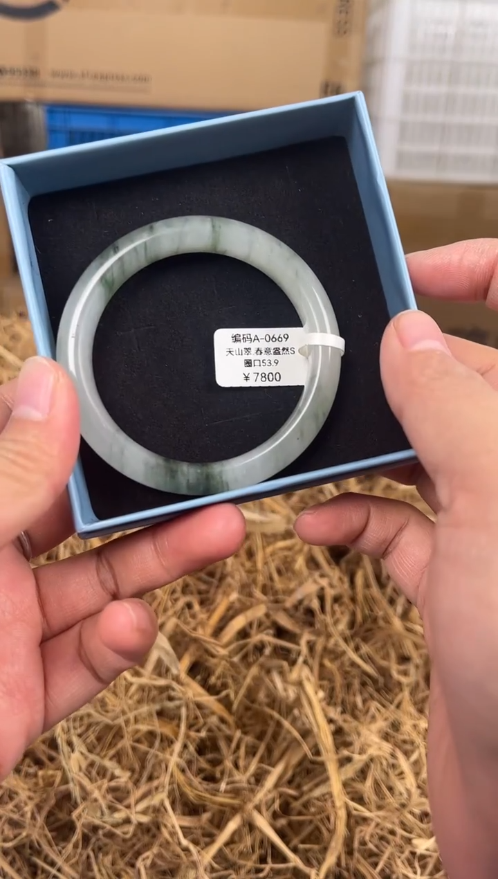 未镶嵌手镯石英质玉A-0669