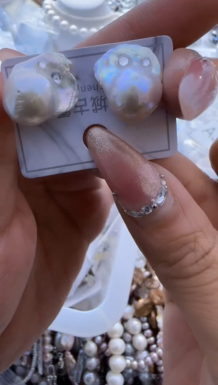 【闪购商品】淡水珍珠耳饰未镶嵌336