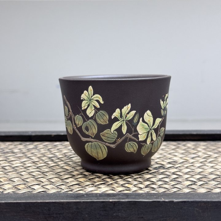 【古月壶来】FS798黑墩头泥绘主人杯