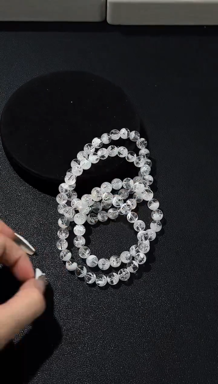 未镶嵌手串水晶83p多样性发其一【1条】默认微瑕8mm