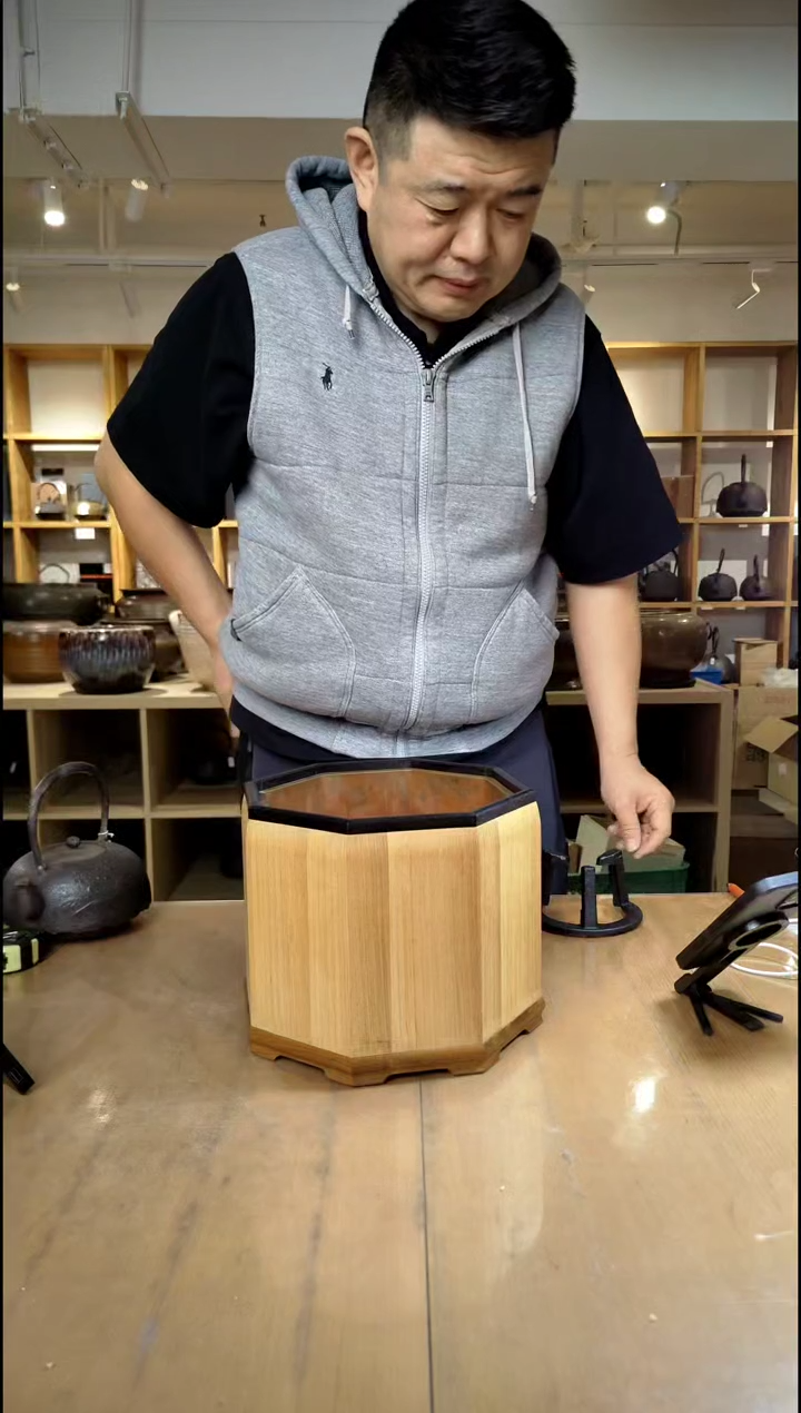 木*日本原产铜胆火钵